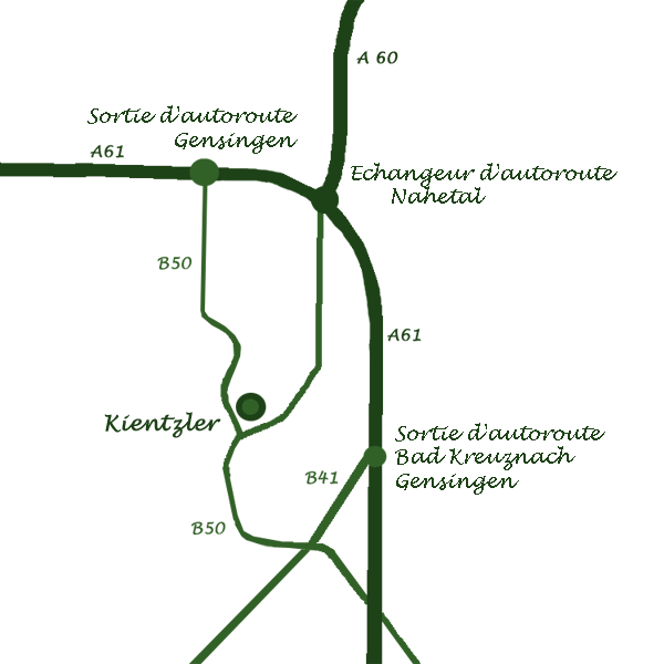 Itinéraire Kientzler Jeunes Plants