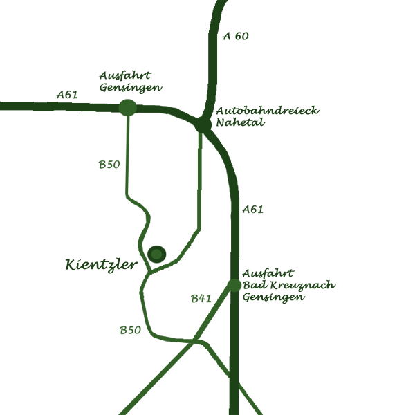 Directions to Kientzler Young Plants